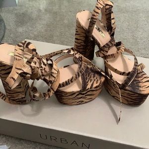 Chunky Lace Up Heel